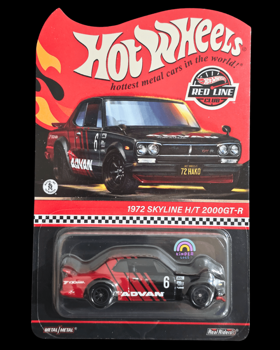 RLC Hot Wheels 1972 Skyline H/T 2000GT - R Advan Edition - Kinder Logs