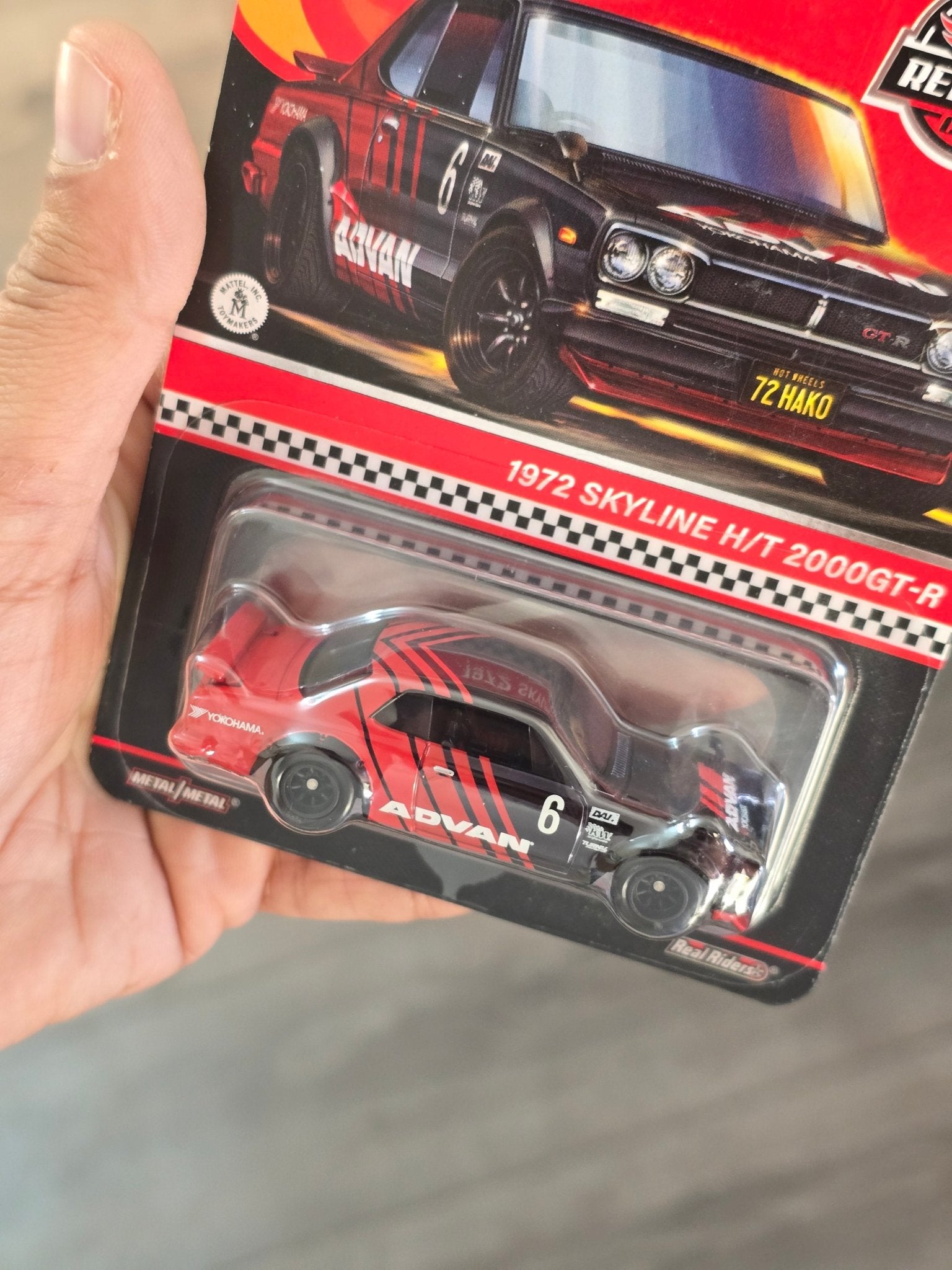 RLC Hot Wheels 1972 Skyline H/T 2000GT - R Advan Edition - Kinder Logs
