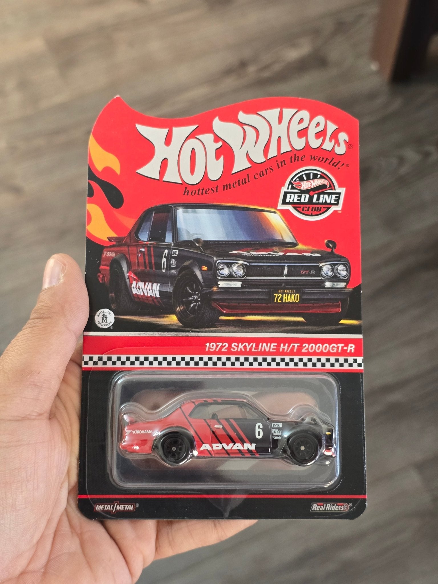 RLC Hot Wheels 1972 Skyline H/T 2000GT-R Advan Edition - Kinder