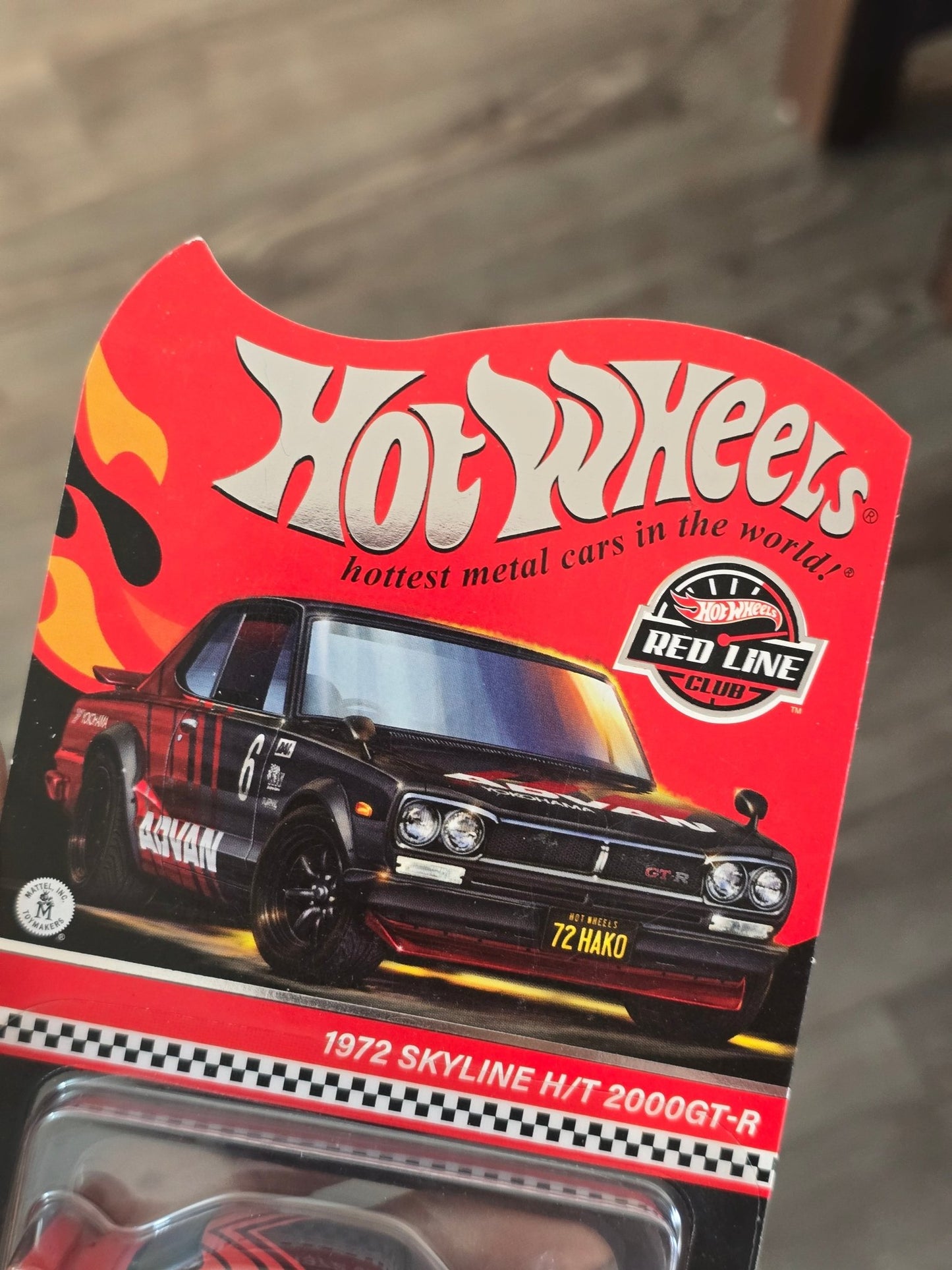 RLC Hot Wheels 1972 Skyline H/T 2000GT - R Advan Edition - Kinder Logs