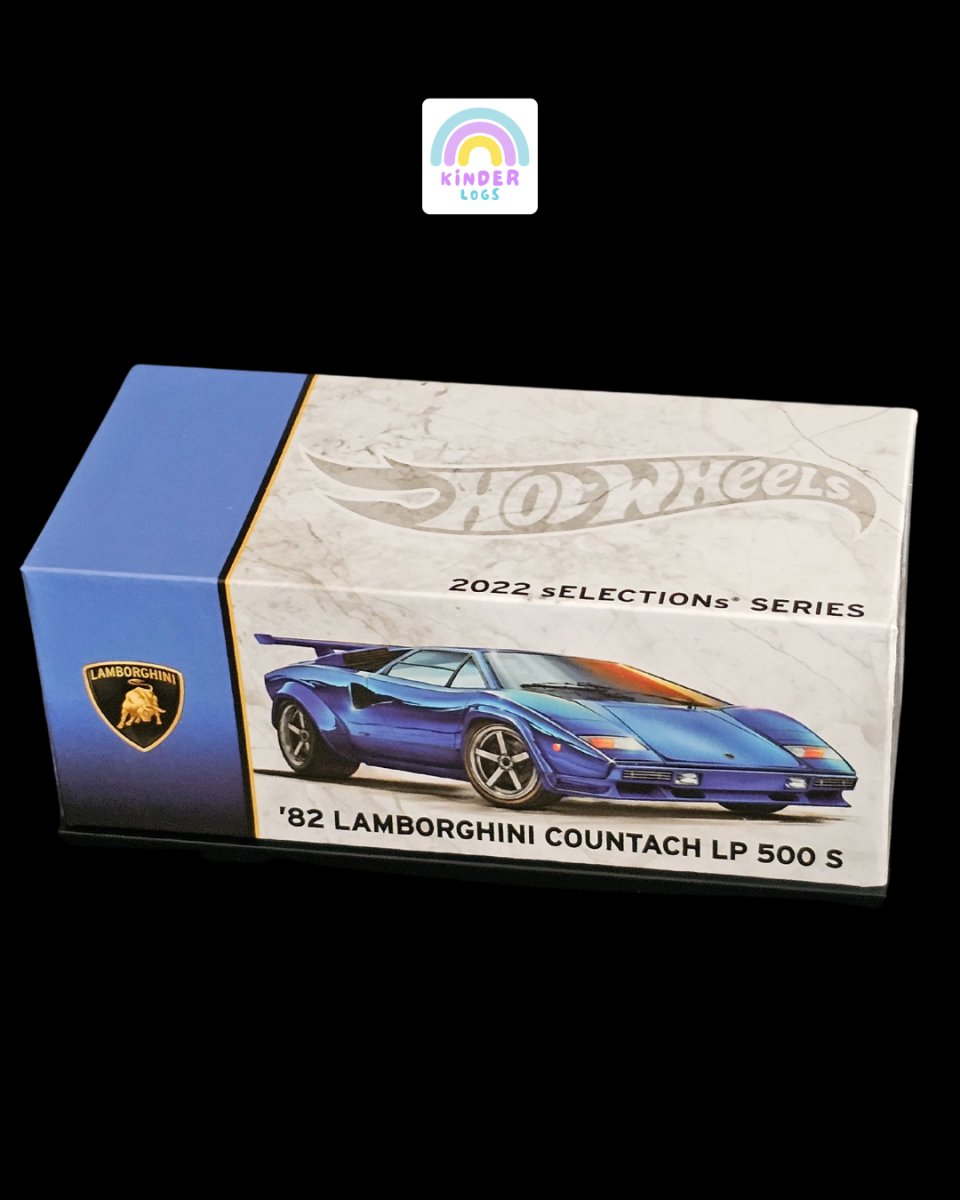 RLC Hot Wheels 1982 Lamborghini Countach LP 500 S - Kinder Logs