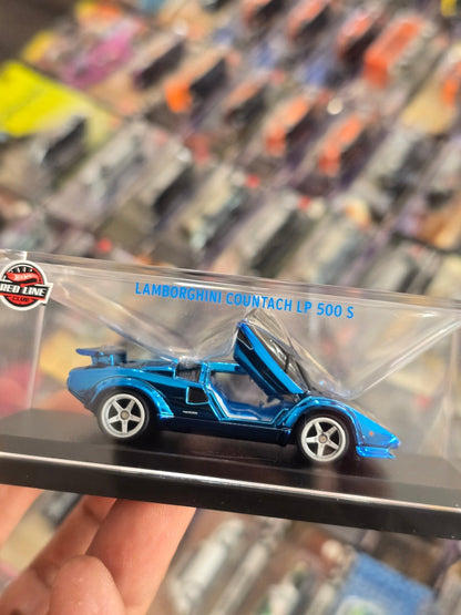 RLC Hot Wheels 1982 Lamborghini Countach LP 500 S (Blue) - Kinder Logs