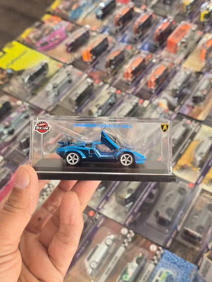 RLC Hot Wheels 1982 Lamborghini Countach LP 500 S (Blue) - Kinder Logs