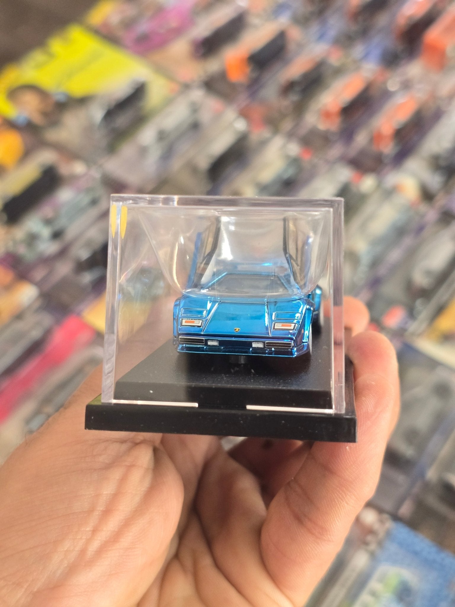 RLC Hot Wheels 1982 Lamborghini Countach LP 500 S (Blue) - Kinder Logs