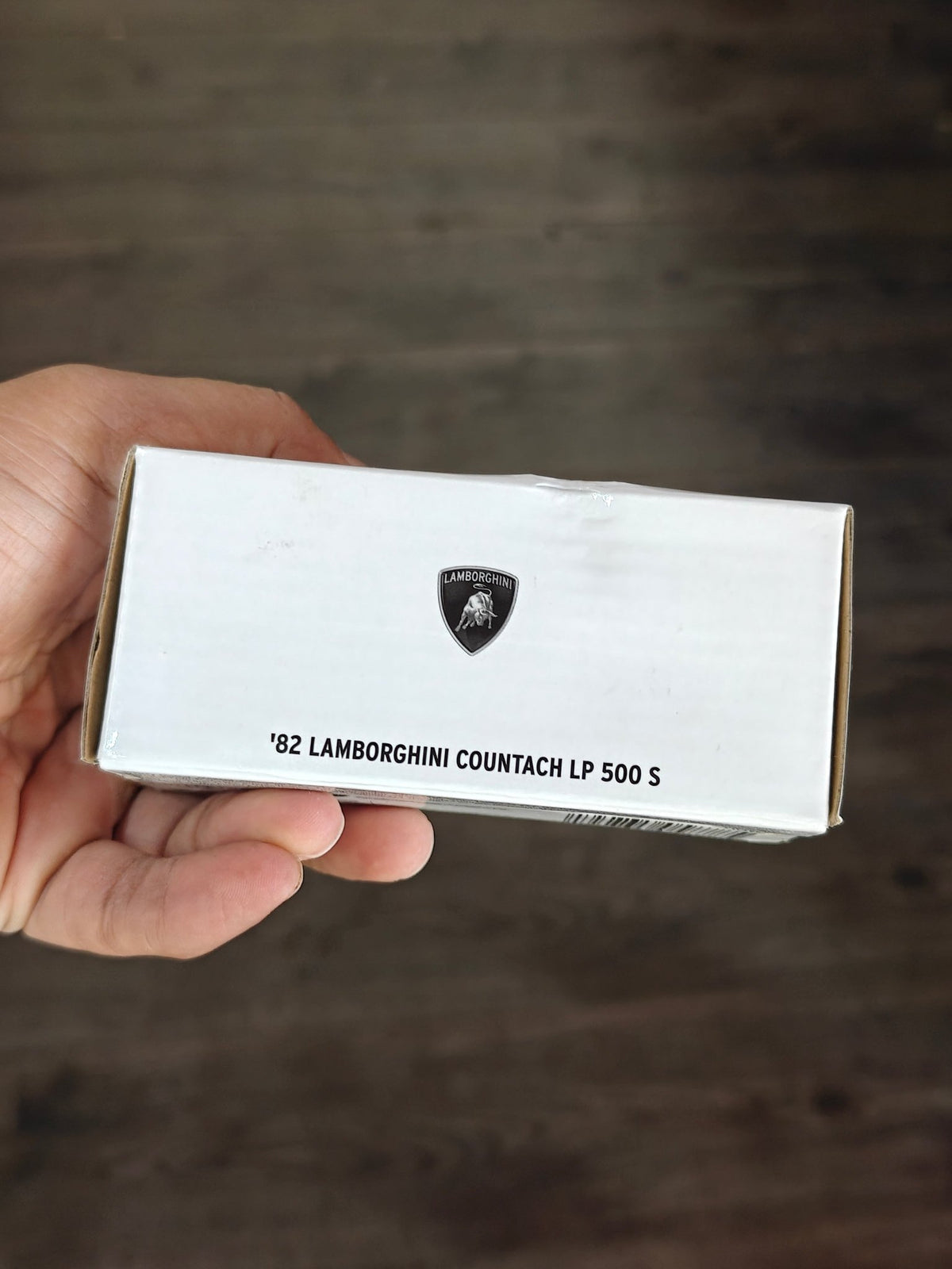 RLC Hot Wheels 1982 Lamborghini Countach LP 500 S - Blue (Damaged Box) - Kinder Logs