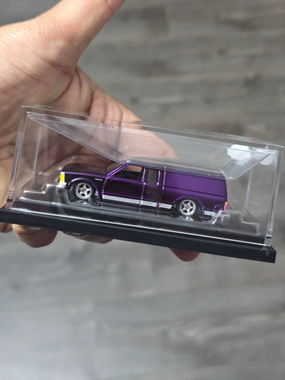 RLC Hot Wheels 1986 Nissan 720 King Cab (Spectraflame Dark Purple) - Kinder Logs
