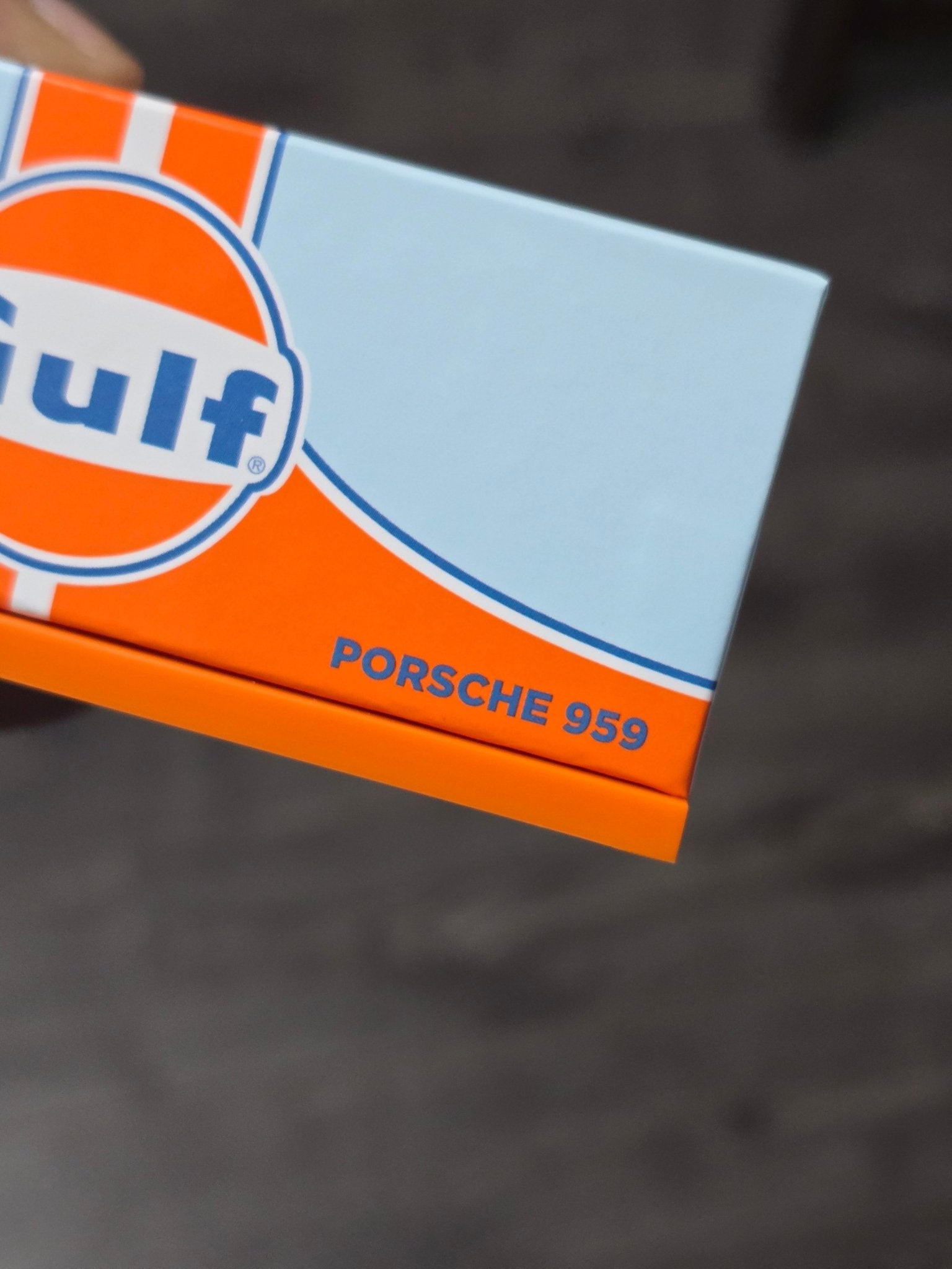 RLC Hot Wheels 1986 Porsche 959 Gulf Edition - Kinder Logs