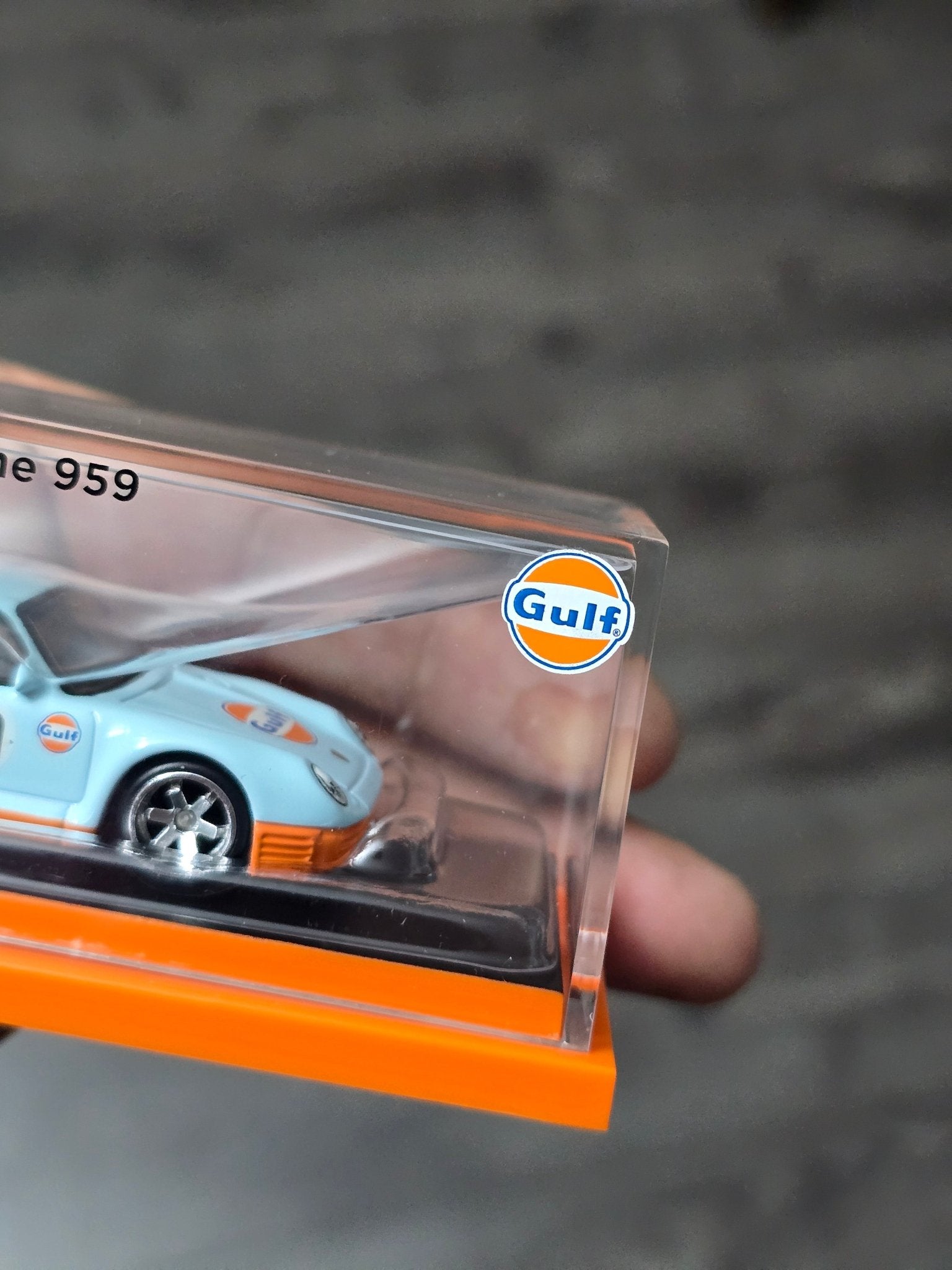 RLC Hot Wheels 1986 Porsche 959 Gulf Edition - Kinder Logs