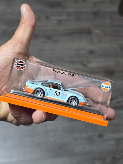 RLC Hot Wheels 1986 Porsche 959 Gulf Edition - Kinder Logs