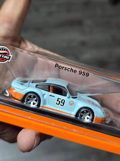 RLC Hot Wheels 1986 Porsche 959 Gulf Edition - Kinder Logs