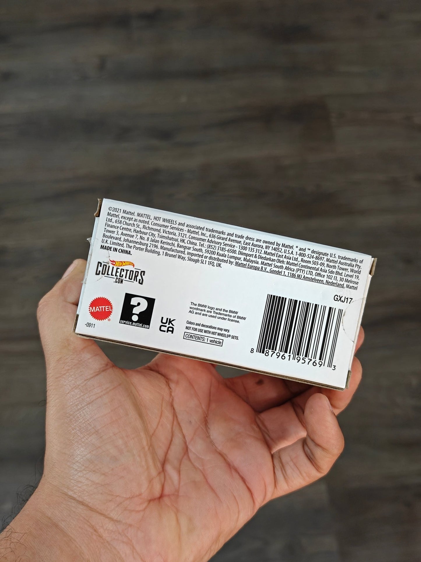 RLC Hot Wheels 1991 BMW M3 Collectors Edition (Spectraflame Blue) - Kinder Logs