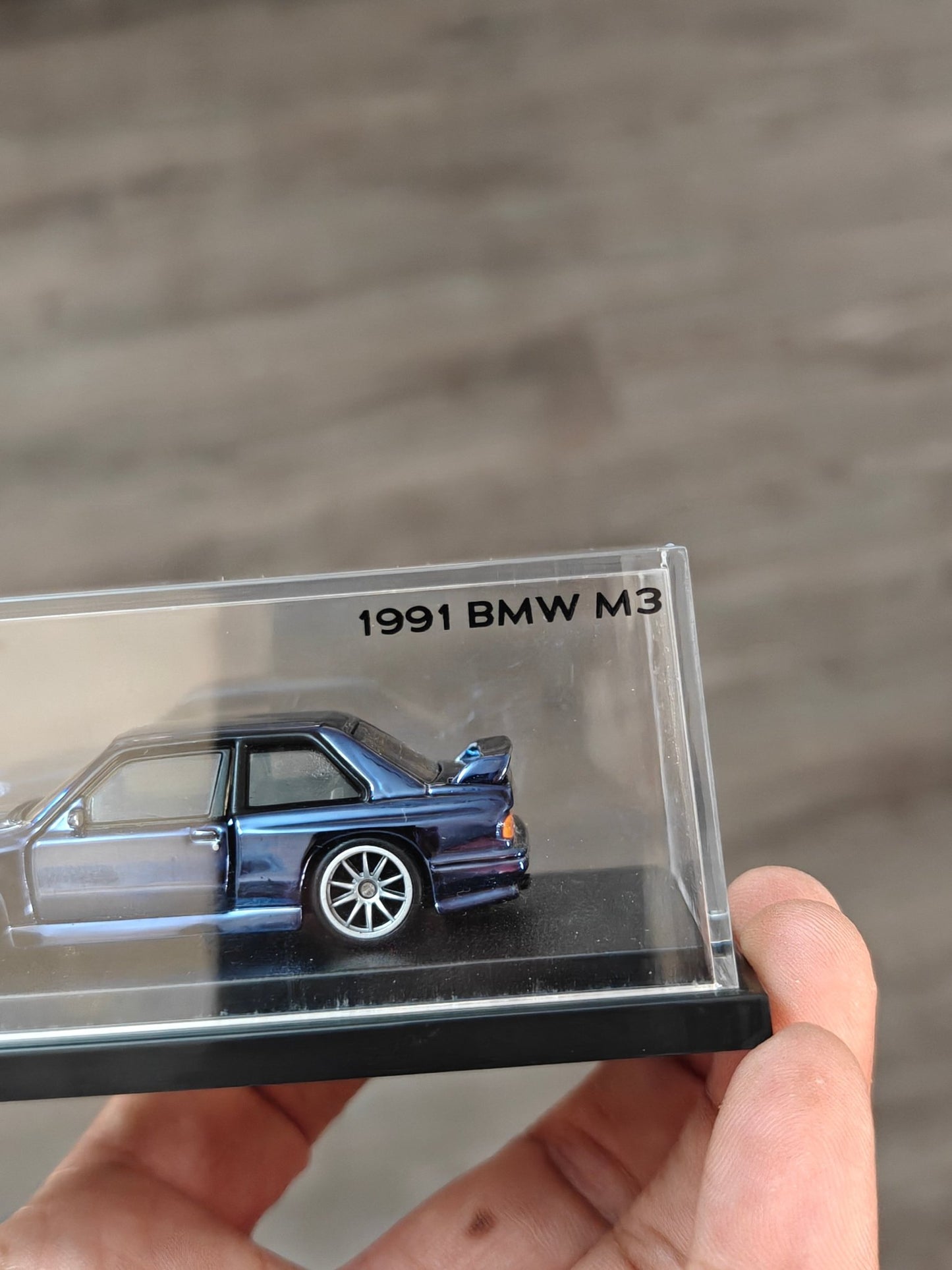 RLC Hot Wheels 1991 BMW M3 Collectors Edition (Spectraflame Blue) - Kinder Logs