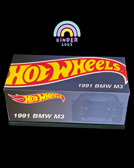 RLC Hot Wheels 1991 BMW M3 Collectors Edition (Spectraflame Blue) - Kinder Logs