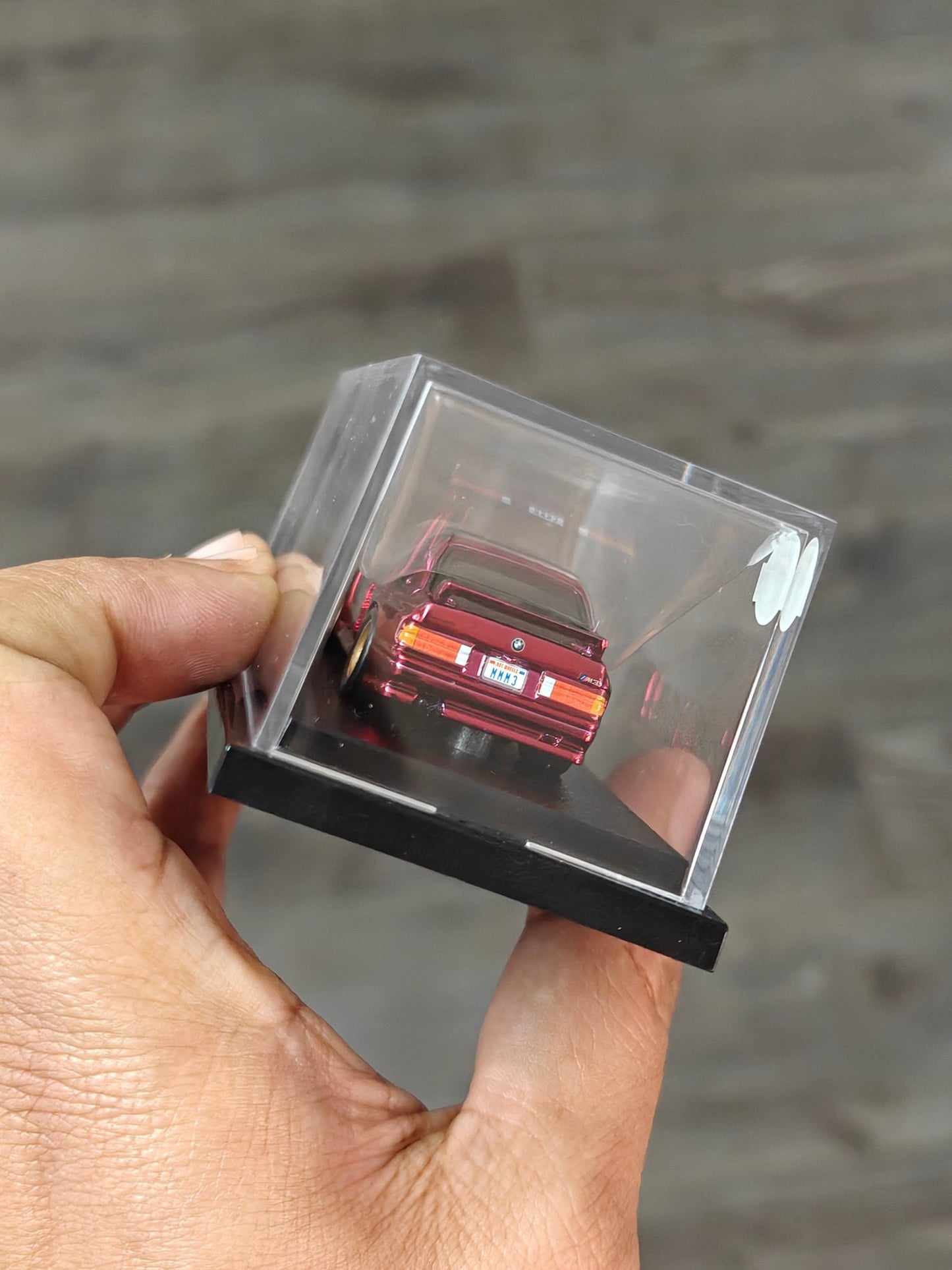 RLC Hot Wheels 1991 BMW M3 (Spectraflame Red) - Kinder Logs