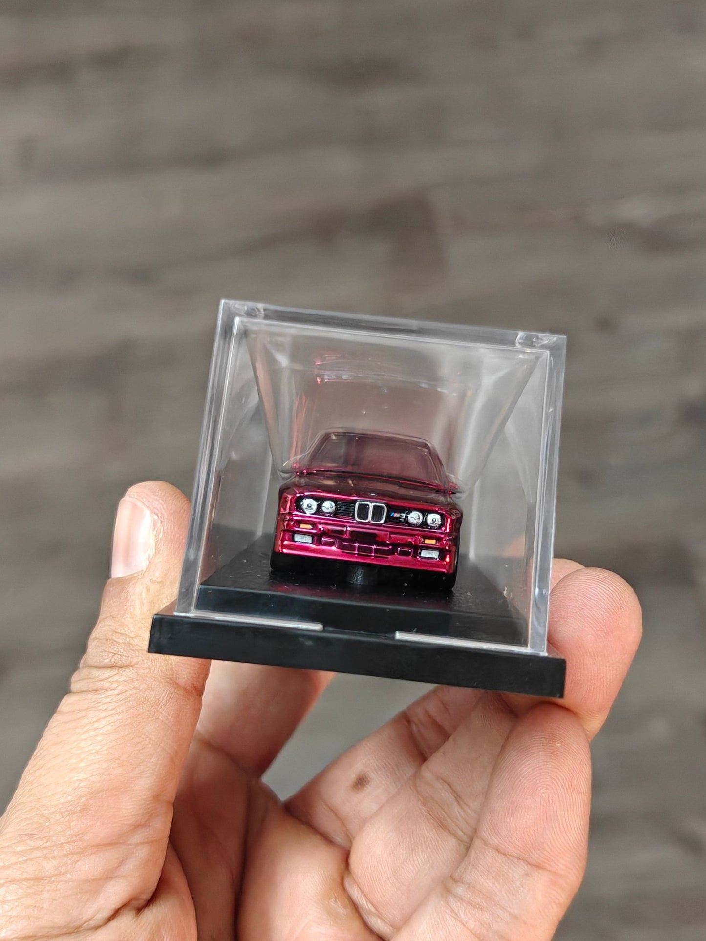 RLC Hot Wheels 1991 BMW M3 (Spectraflame Red) - Kinder Logs