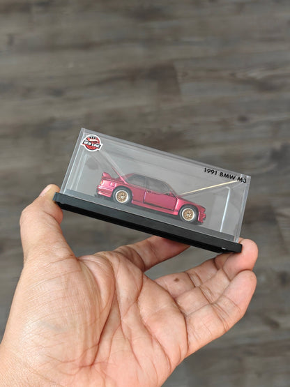 RLC Hot Wheels 1991 BMW M3 (Spectraflame Red) - Kinder Logs