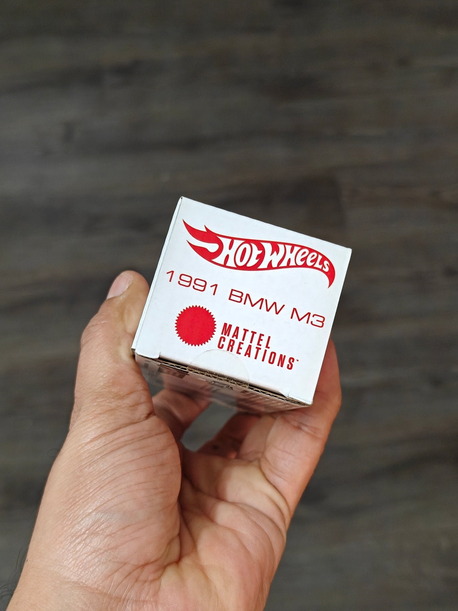 RLC Hot Wheels 1991 BMW M3 (Spectraflame Red) - Kinder Logs