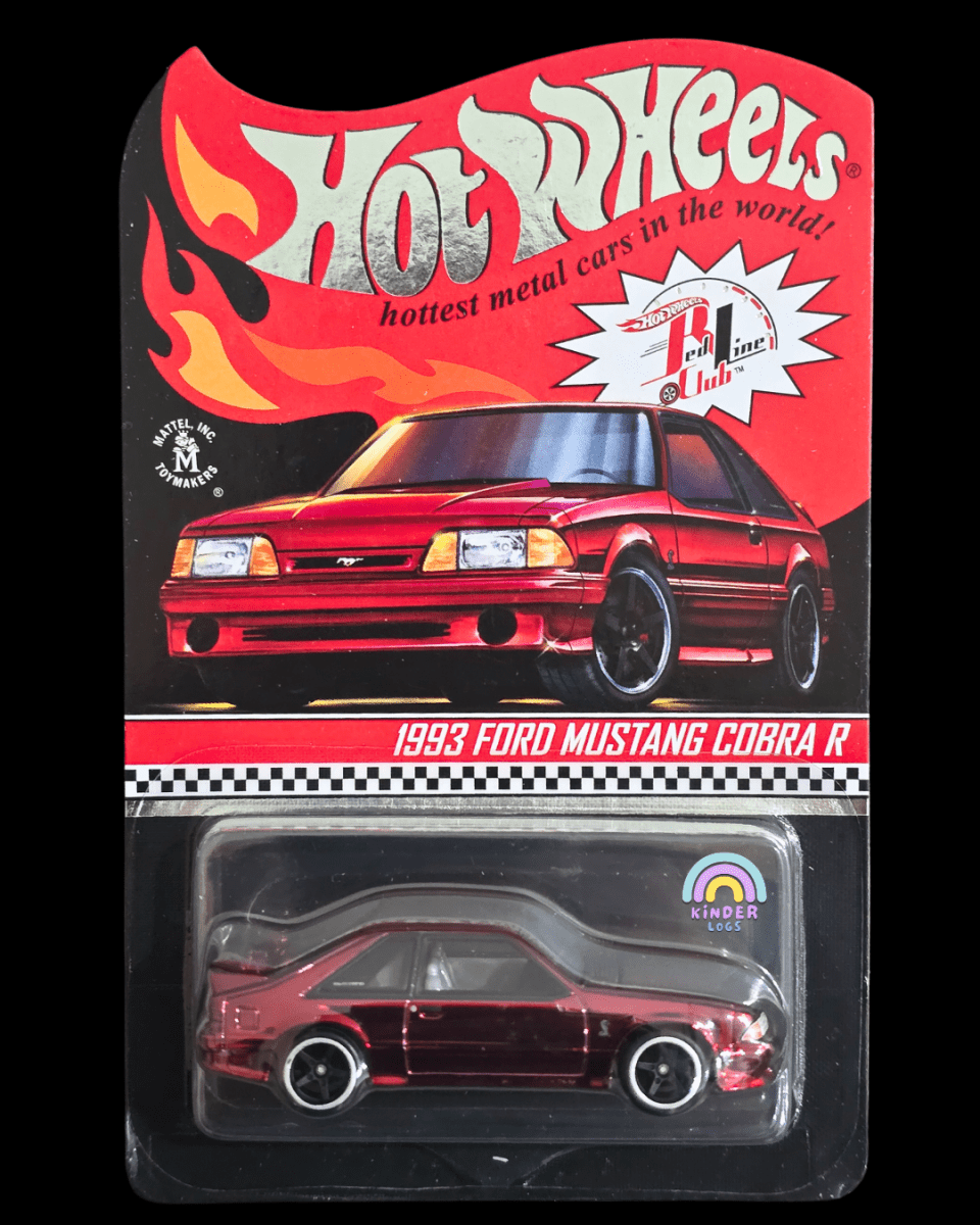 RLC Hot Wheels 1993 Ford Mustang Cobra R - Kinder Logs