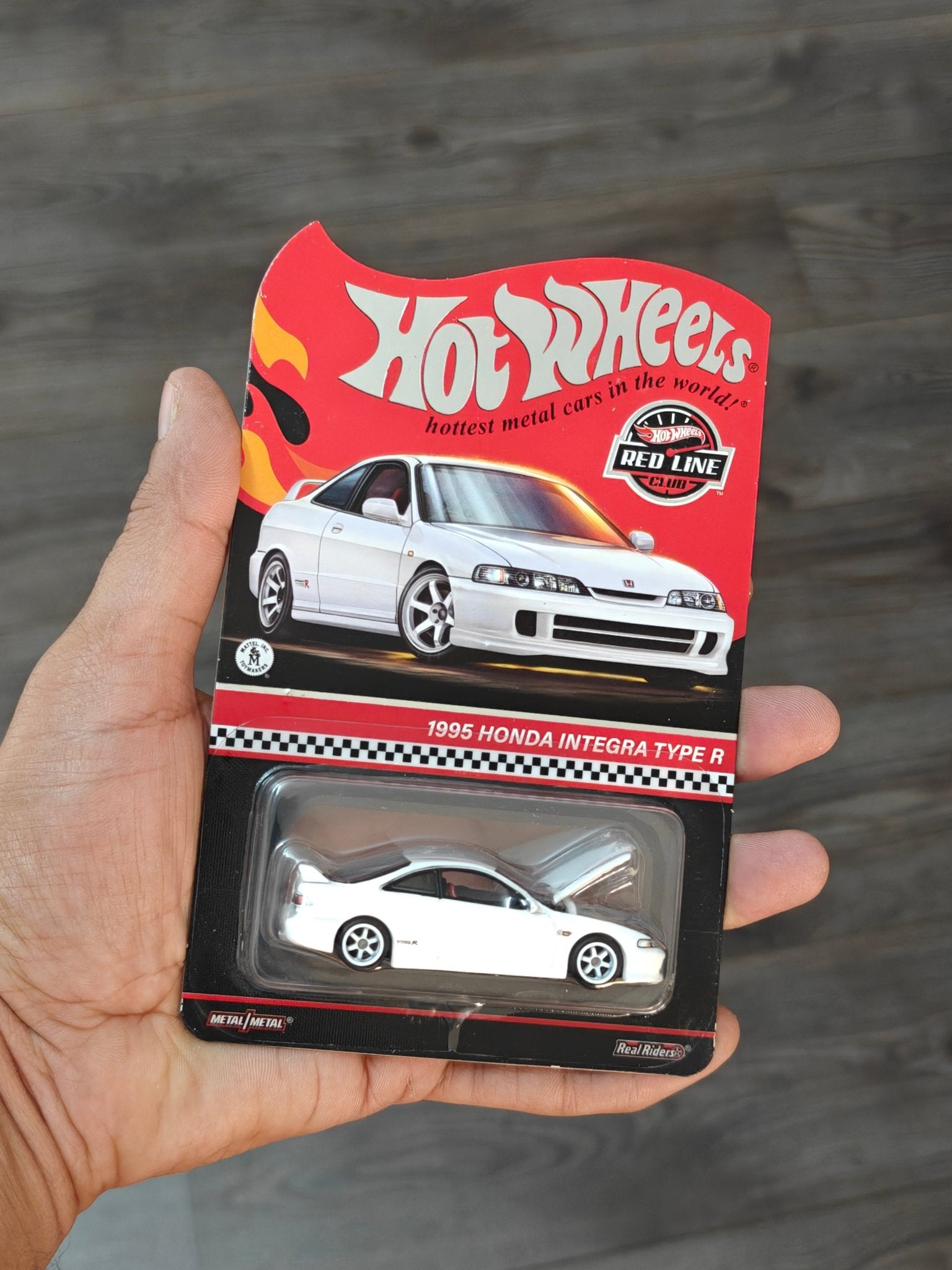 RLC Hot Wheels 1995 Honda Integra Type R (White) - Kinder Logs