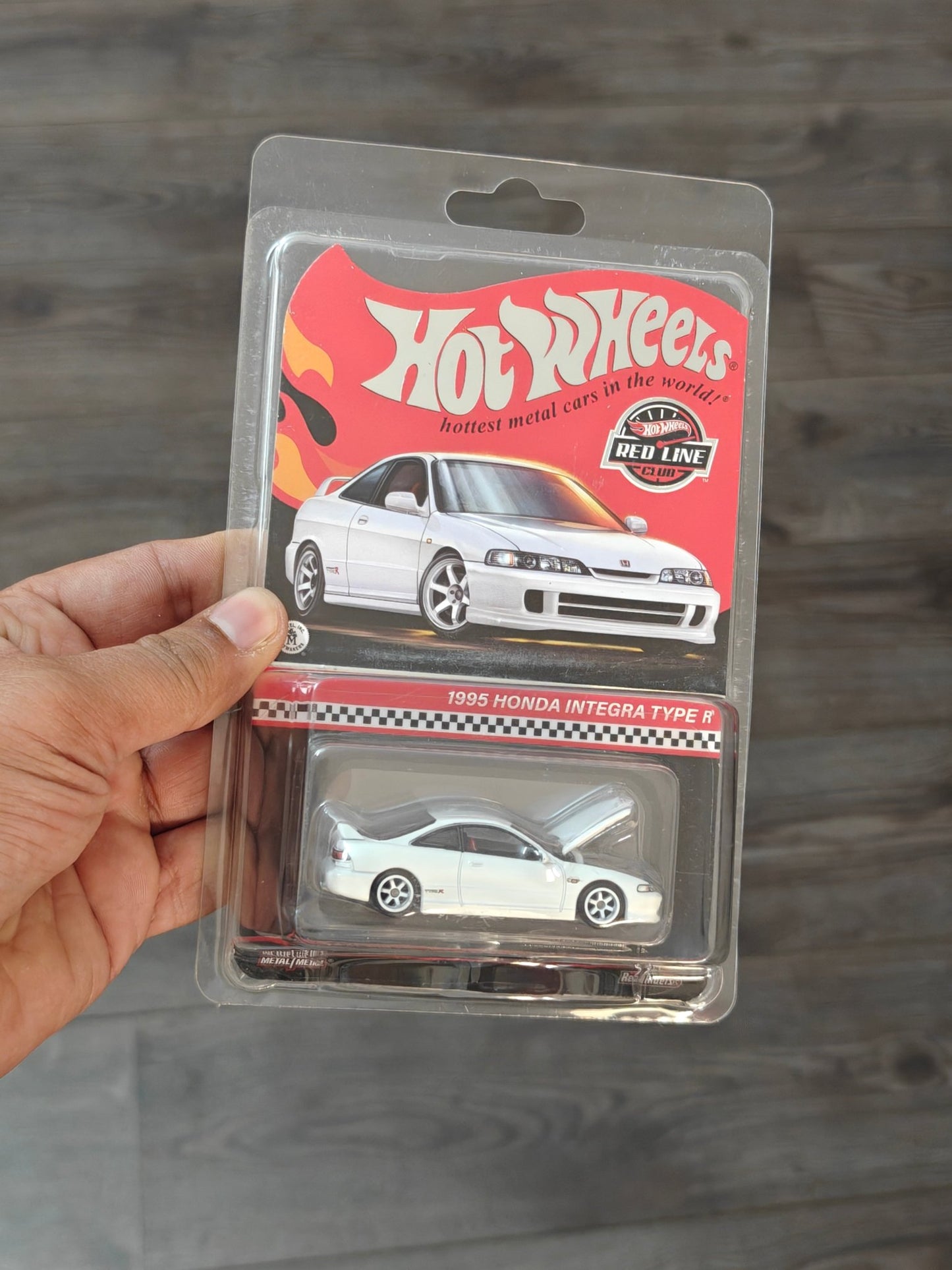 RLC Hot Wheels 1995 Honda Integra Type R (White) - Kinder Logs