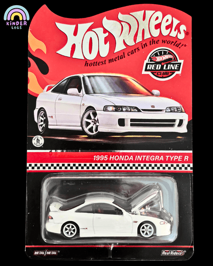RLC Hot Wheels 1995 Honda Integra Type R (White) - Kinder Logs