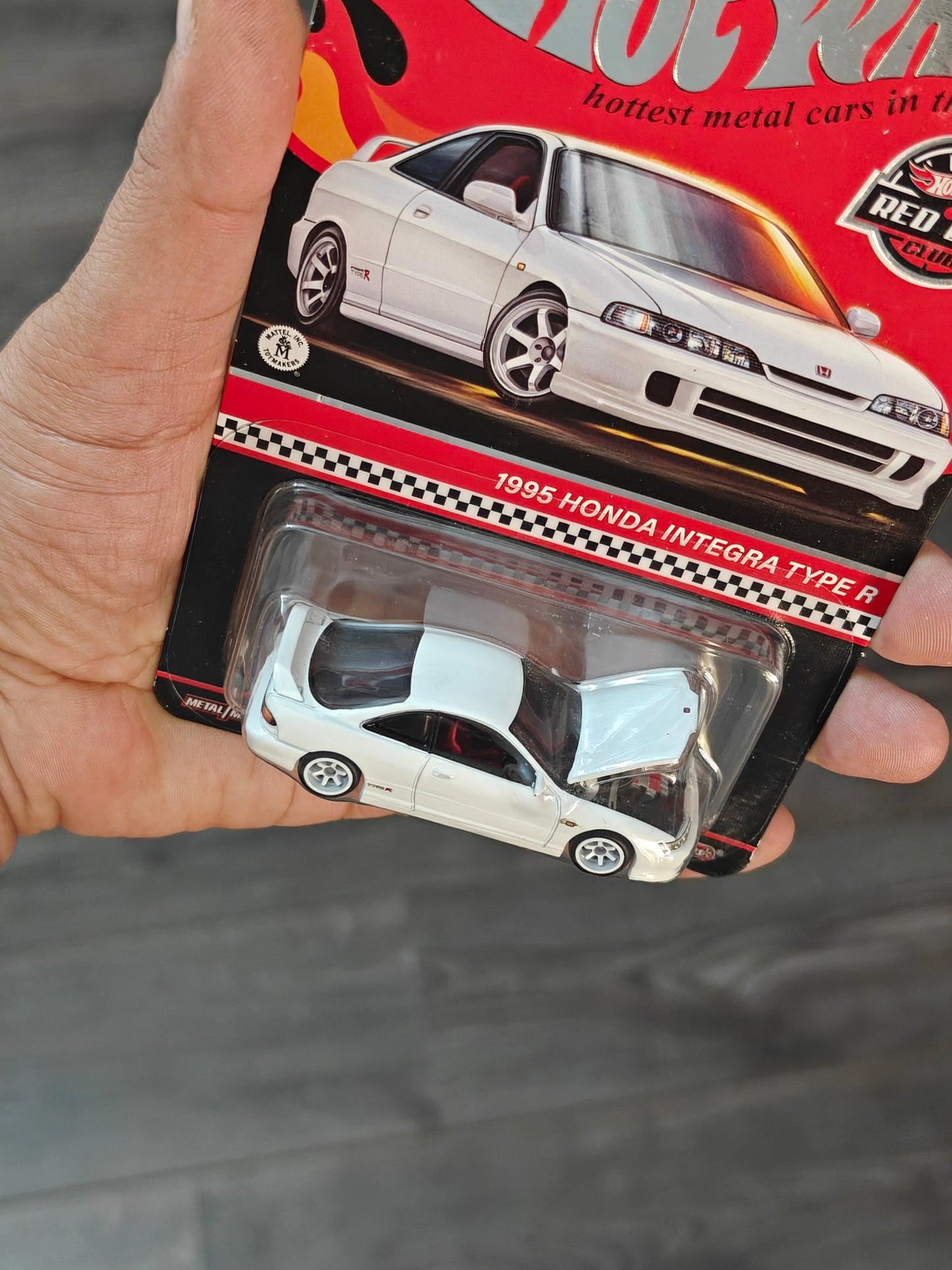 RLC Hot Wheels 1995 Honda Integra Type R (White) - Kinder Logs