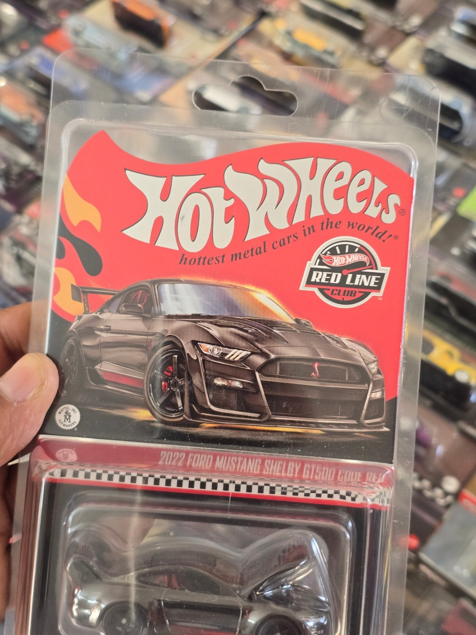 RLC Hot Wheels 2022 Ford Mustang Shelby GT500 Code Red - Kinder Logs