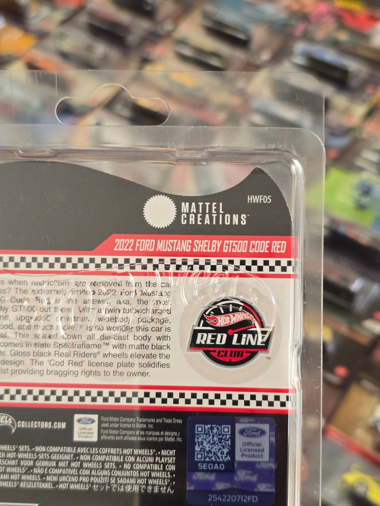 RLC Hot Wheels 2022 Ford Mustang Shelby GT500 Code Red - Kinder Logs
