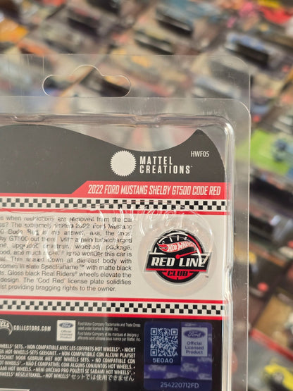 RLC Hot Wheels 2022 Ford Mustang Shelby GT500 Code Red - Kinder Logs