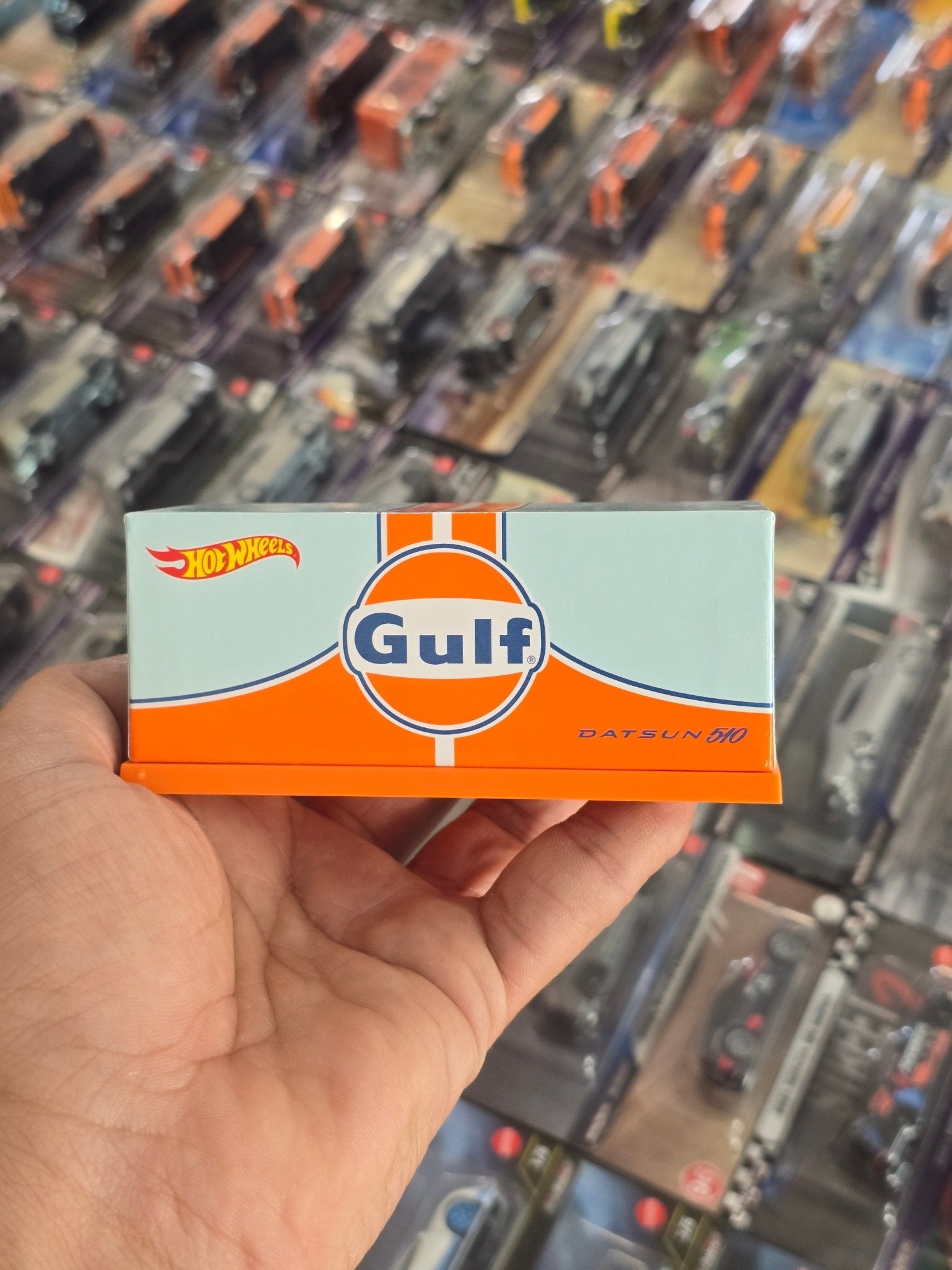 RLC Hot Wheels Datsun 510 Gulf Edition - Kinder Logs