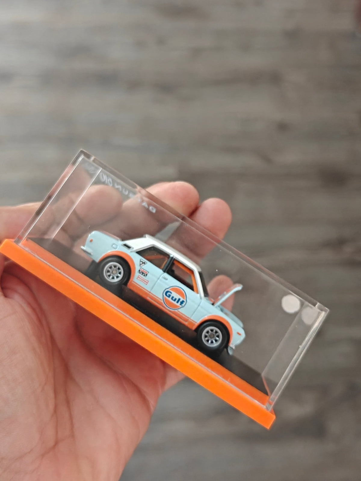 RLC Hot Wheels Datsun 510 Gulf Edition (Blue-Orange) - Kinder Logs