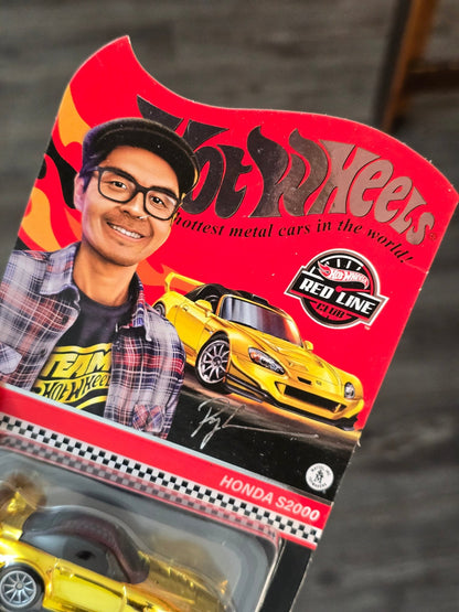 RLC Hot Wheels Honda S2000 - Ryu Asada Tribute (Gold) - Kinder Logs