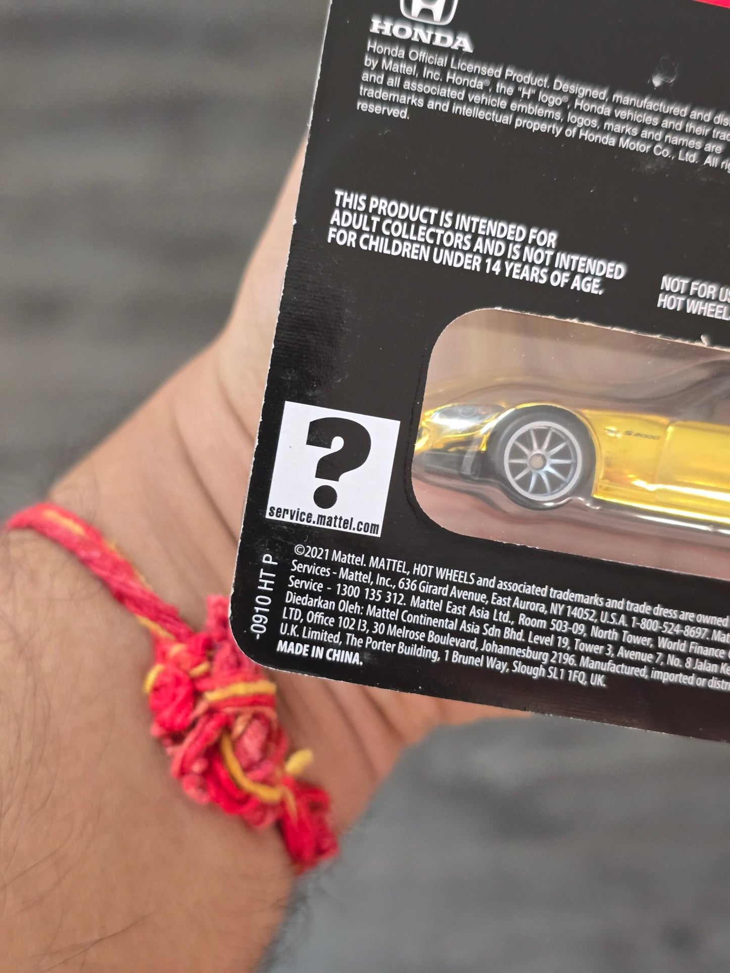 RLC Hot Wheels Honda S2000 - Ryu Asada Tribute (Gold) - Kinder Logs