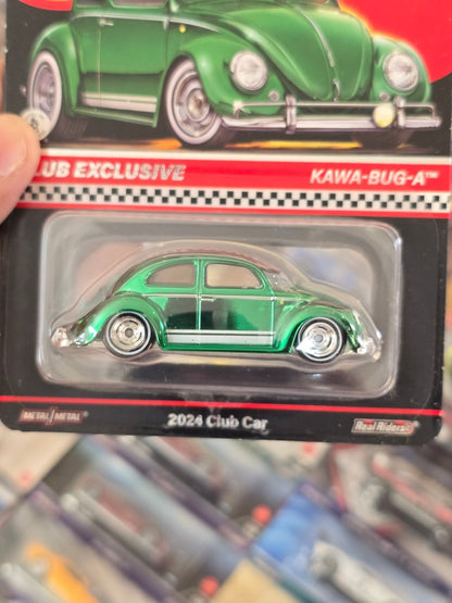 RLC Hot Wheels Kawa - Bug - A - 2024 Club Car (Club Exclusive) - Kinder Logs