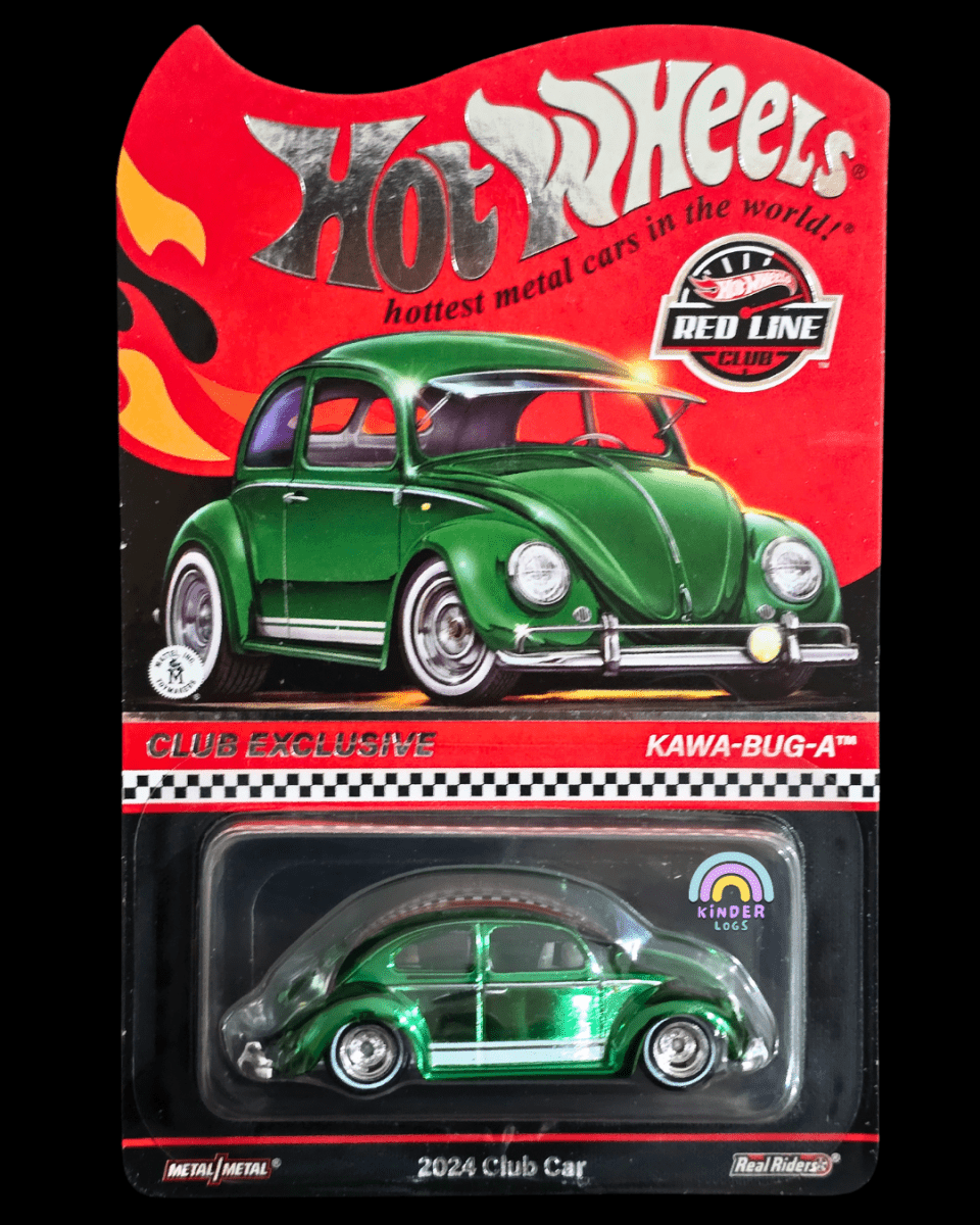 RLC Hot Wheels Kawa - Bug - A - 2024 Club Car (Club Exclusive) - Kinder Logs