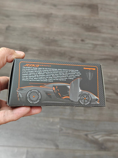 RLC Hot Wheels Koenigsegg Jesko Absolut (Spectraflame Slate) - Kinder Logs