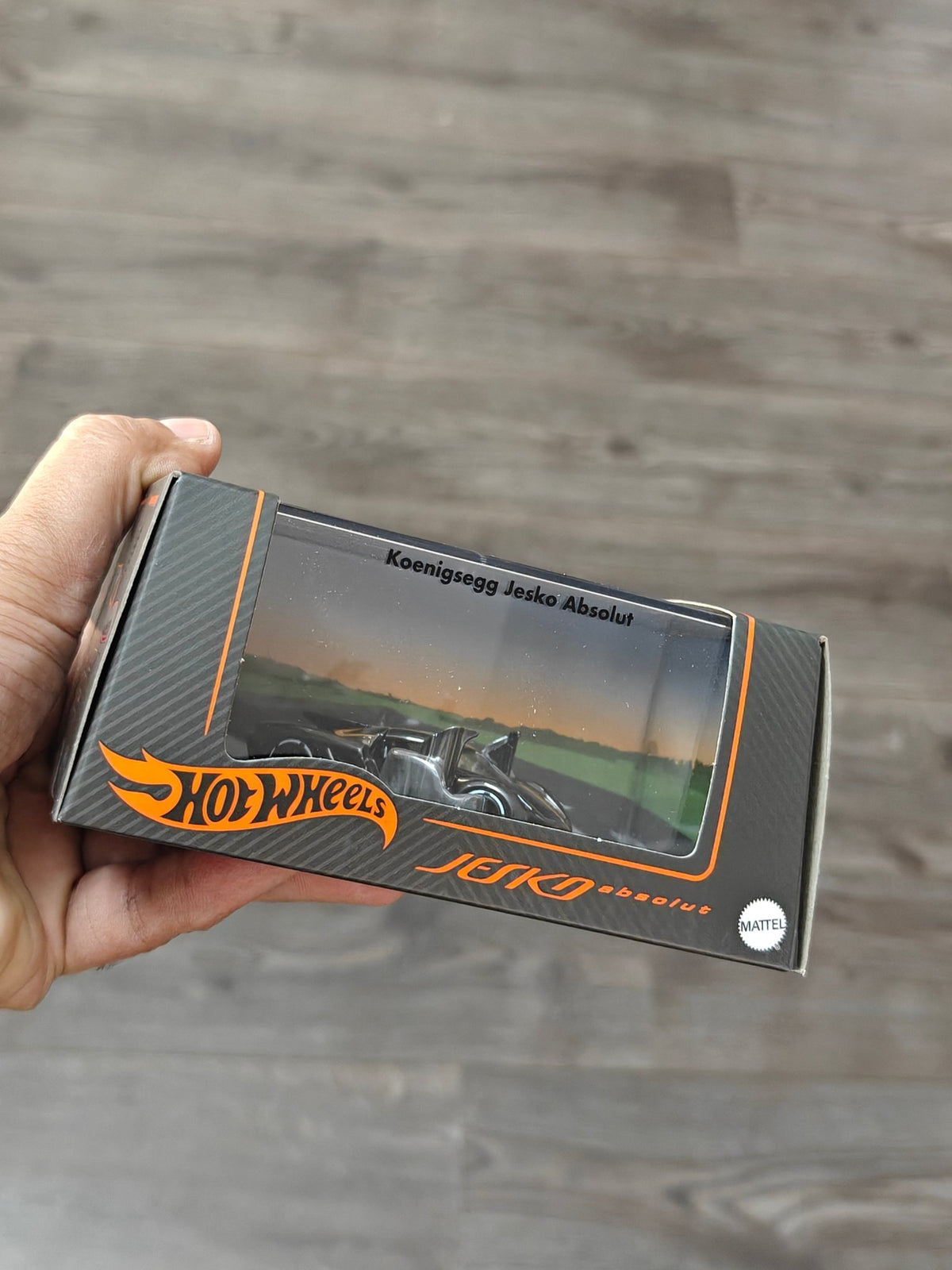 RLC Hot Wheels Koenigsegg Jesko Absolut (Spectraflame Slate) - Kinder Logs