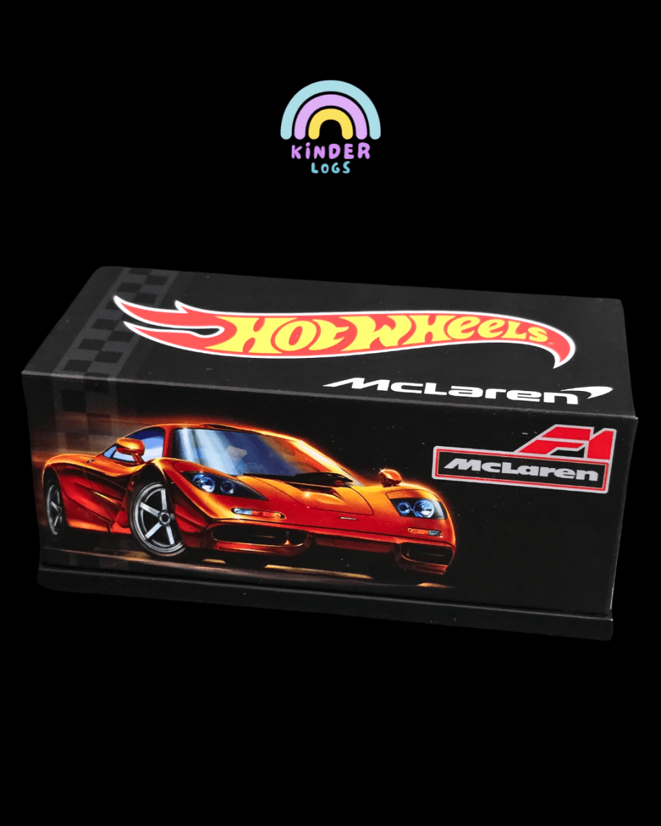 RLC Hot Wheels McLaren F1 (Orange) - Kinder Logs