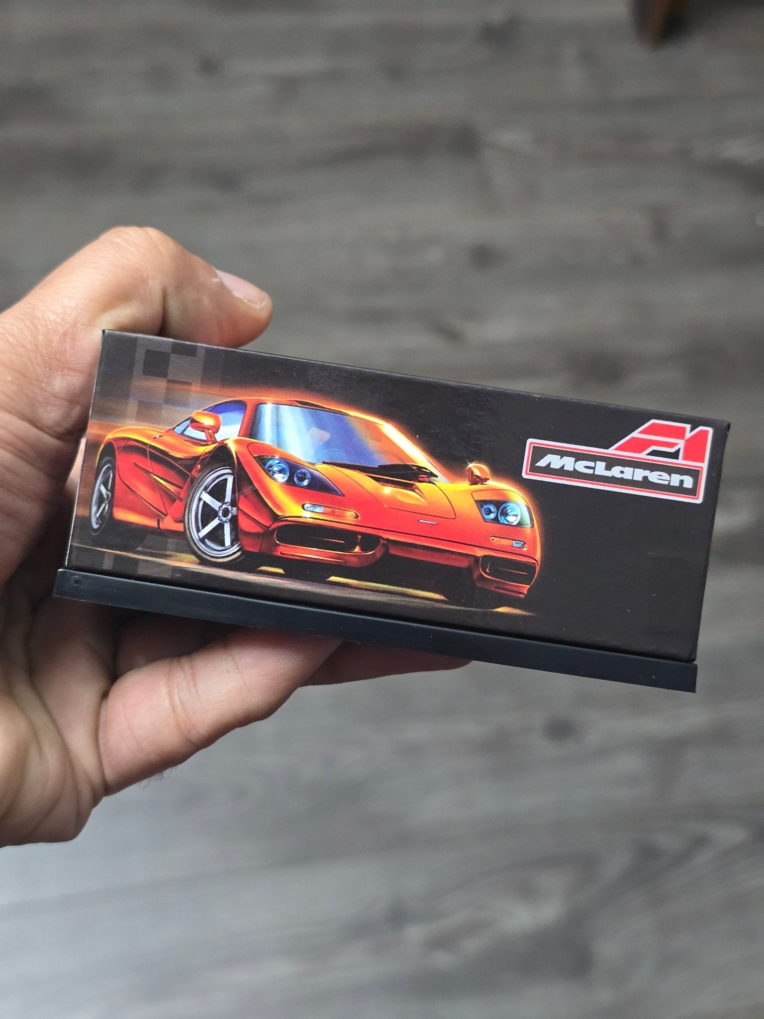 RLC Hot Wheels McLaren F1 (Spectraflame Orange) - Kinder Logs