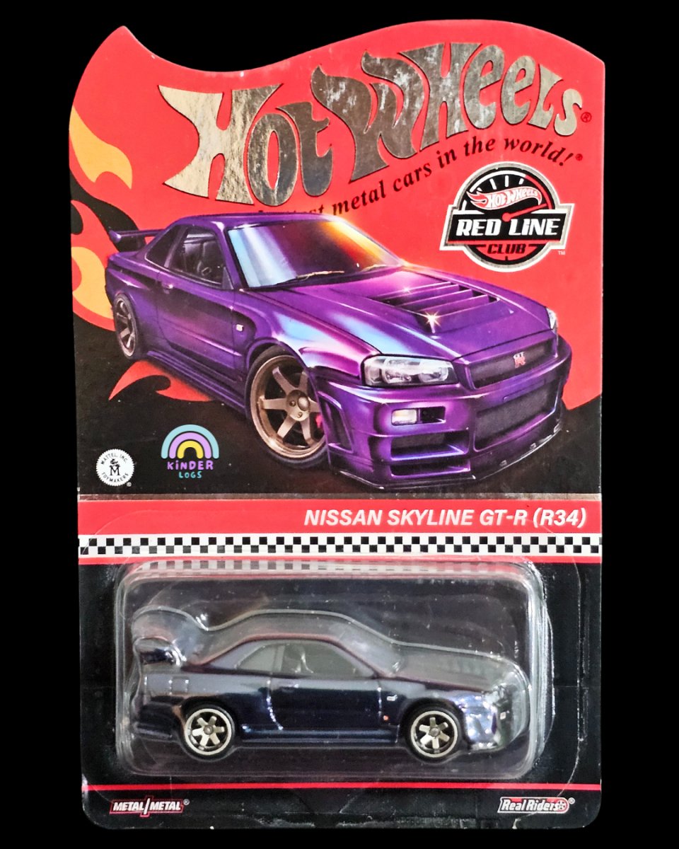 RLC Hot Wheels Nissan Skyline GT - R (R34) - Kinder Logs