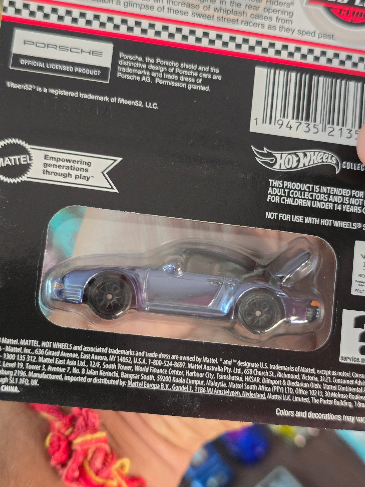 RLC Hot Wheels Porsche 959 (Spectraflame Steel Blue) - Kinder Logs