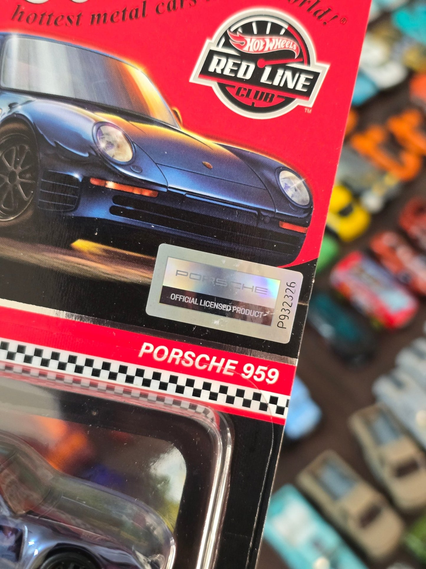 RLC Hot Wheels Porsche 959 (Spectraflame Steel Blue) - Kinder Logs