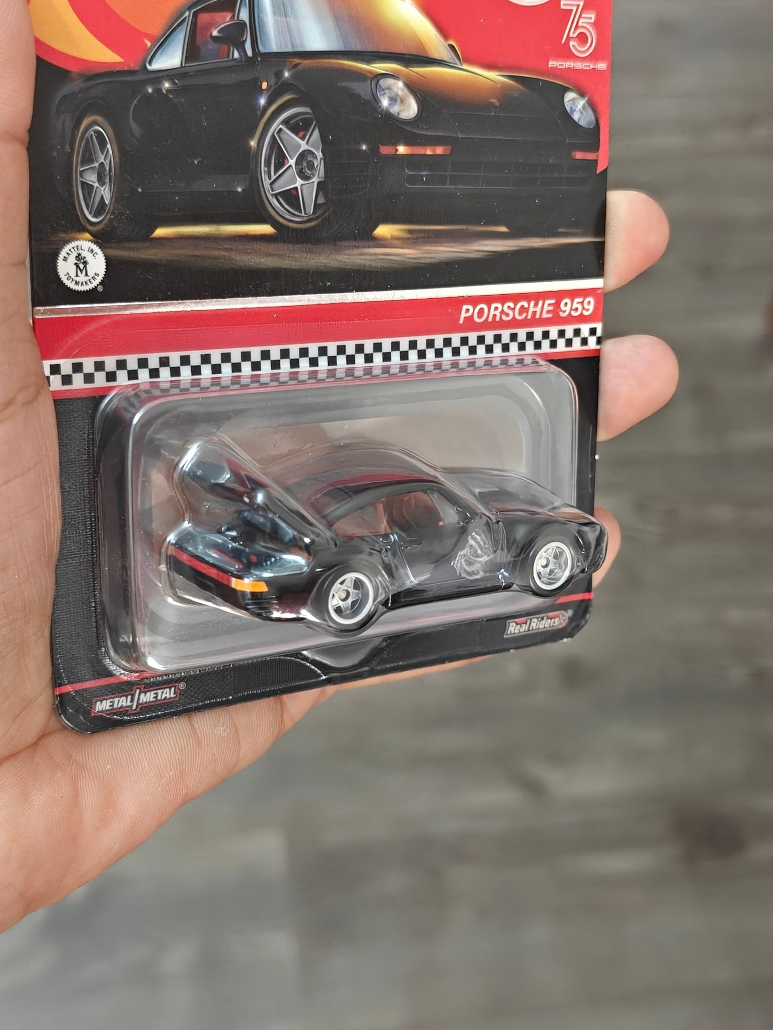RLC Hot Wheels Porsche 959 (Spectraflame True Black) - Kinder Logs