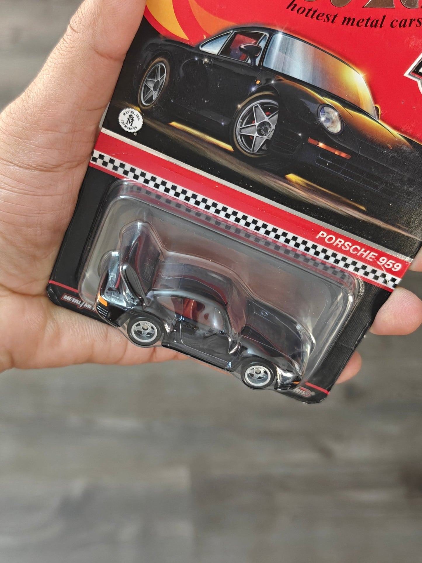 RLC Hot Wheels Porsche 959 (Spectraflame True Black) - Kinder Logs