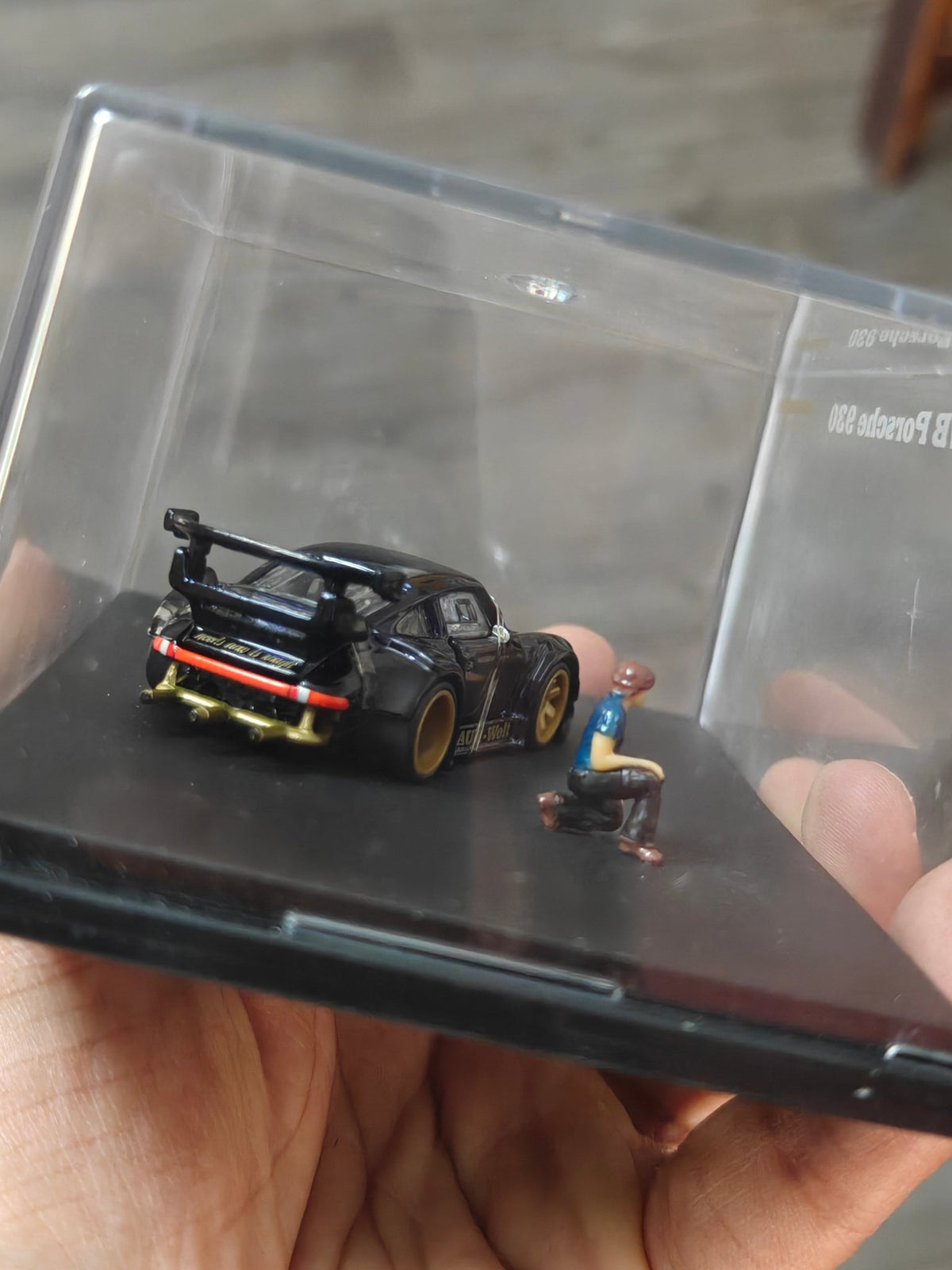 RLC Hot Wheels RWB Porsche 930 (Spectraflame Black) - Kinder Logs