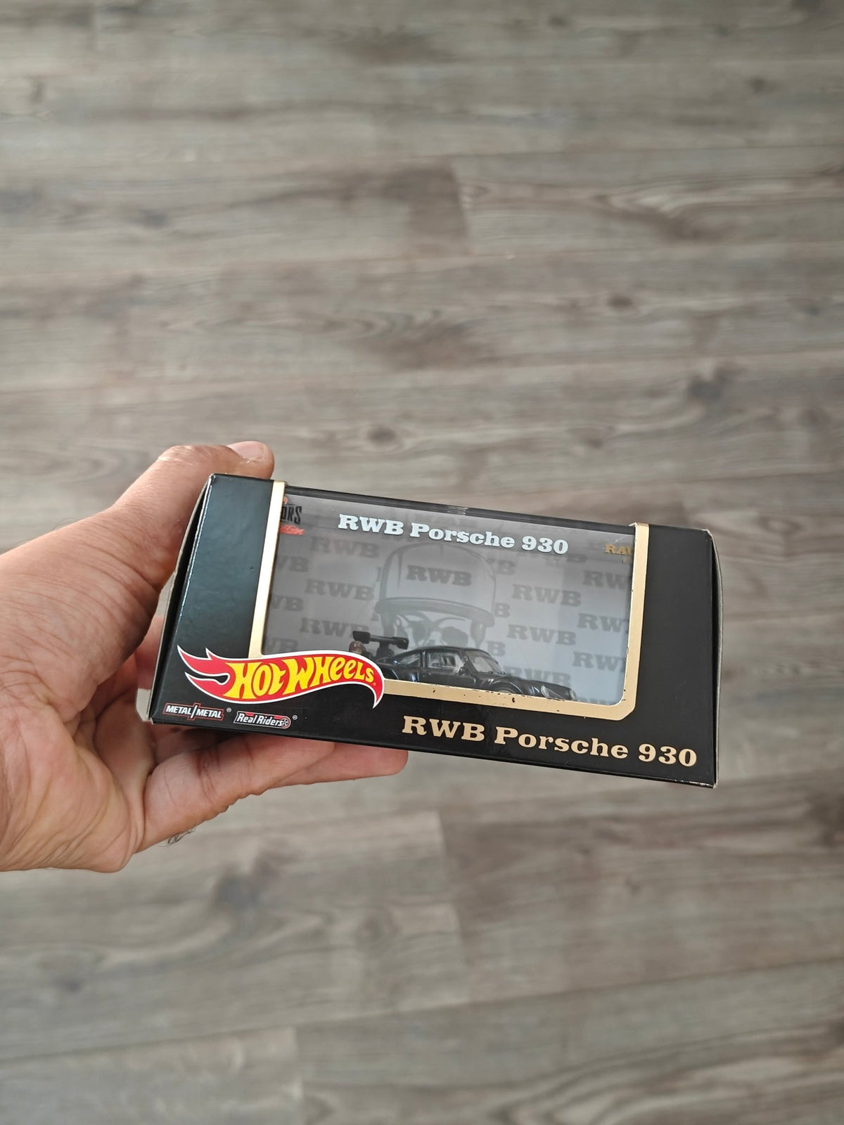 RLC Hot Wheels RWB Porsche 930 (Spectraflame Black) - Kinder Logs