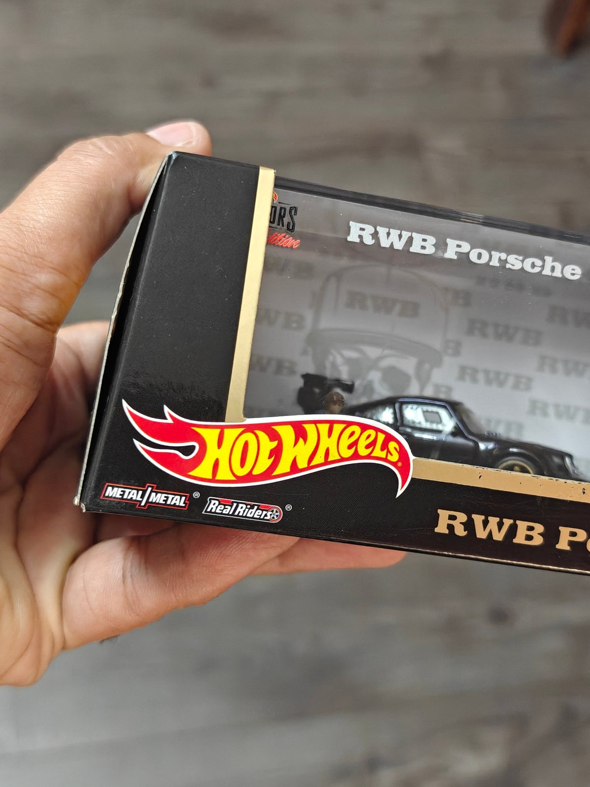 RLC Hot Wheels RWB Porsche 930 (Spectraflame Black) - Kinder Logs