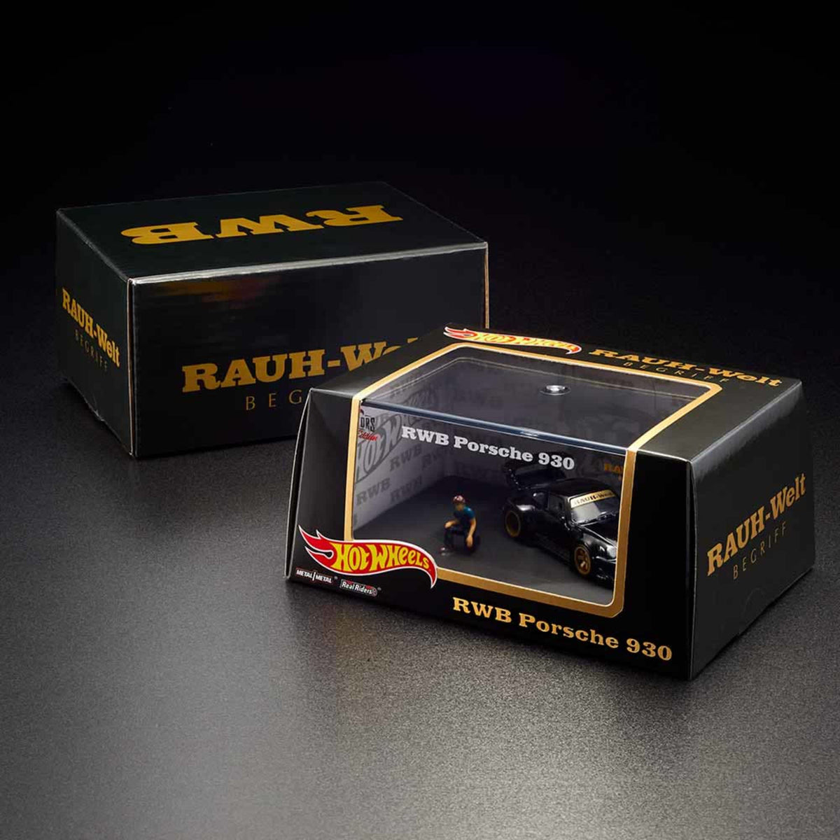 RLC Hot Wheels RWB Porsche 930 (Spectraflame Black) - Kinder Logs