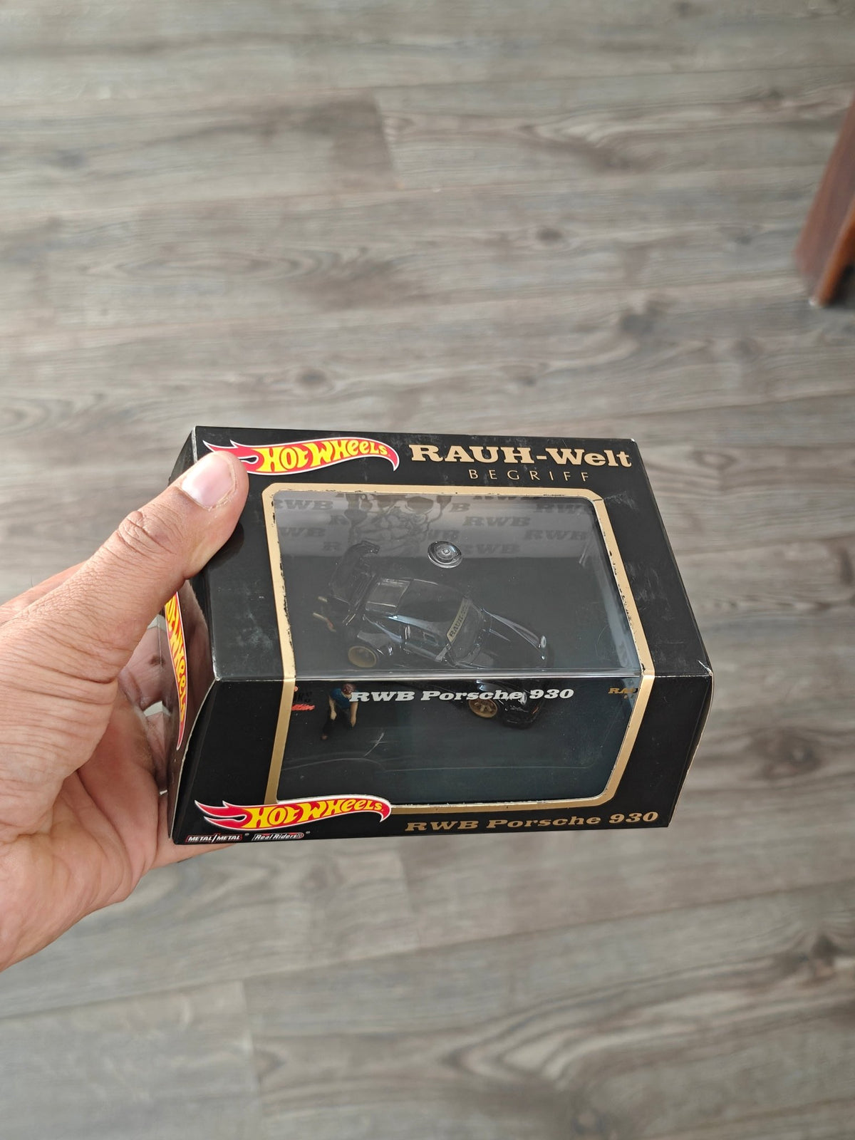 RLC Hot Wheels RWB Porsche 930 (Spectraflame Black) - Kinder Logs