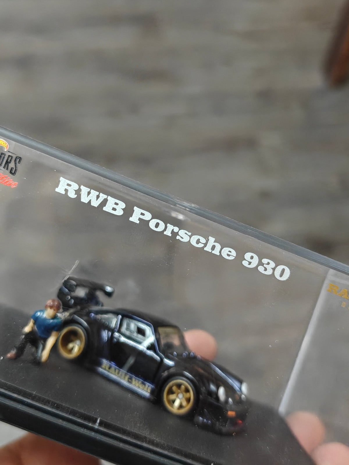 RLC Hot Wheels RWB Porsche 930 (Spectraflame Black) - Kinder Logs